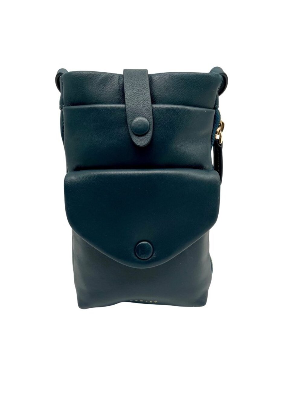 Randley London Black Leather Mallow Street Phone Crossbody